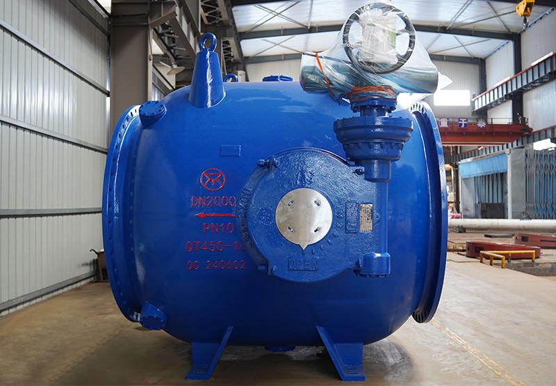 中鐵一局集團銀川都市圈城鄉西線供水水源工程石嘴山支線工程DN2000調流調壓閥成功交付